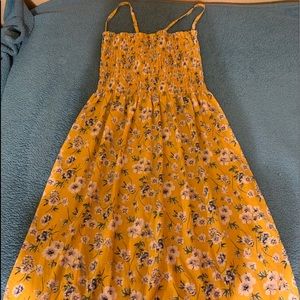 Yellow summer dress